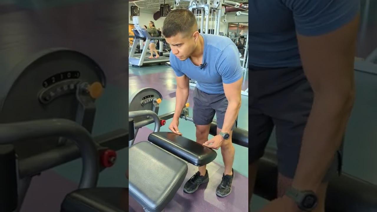 matrix machine lying hamstring curl guided setup tutorial.