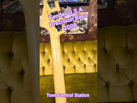Fender American Standard Precision Bass with Rosewood Fretboard 2008 - Candy Cola image 21