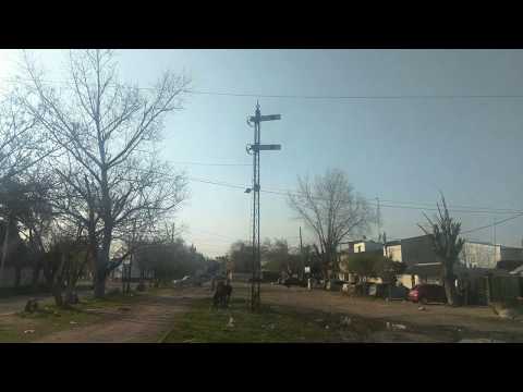 En el final del cuadro de estación Monte chingolo ferrocarril provincial