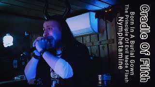Cradle Of Filth - Burial Gown | Principle | Nymphetamine [Live @ Poison Karaoke Bar | 09.01.2024]