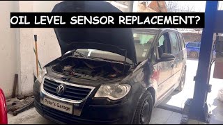 VW, Audi, Skoda, Seat Oil level sensor location replacement