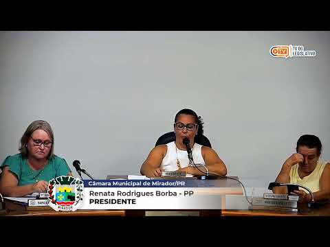 3ª Sessão Ordinaria do Poder Legislativo Municipal de Mirador-PR