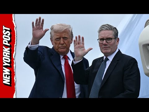 Trump lands in Scotland as Starmer joins for UK visit