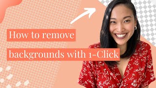 How to quickly remove background from photo! || 1-Click Canva Tutorials