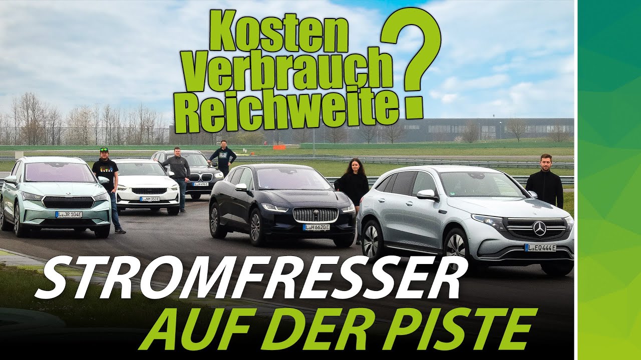 So viel schlucken die Elektro BIG 5 auf der Autobahn! Verbrauch, Reichweite, Aufladen, Kosten