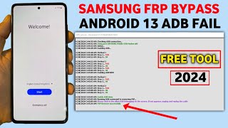 Samsung FRP Bypass Android 13 | All Samsung Frp Remove One Click Tool 2024 | Adb Enable Fail