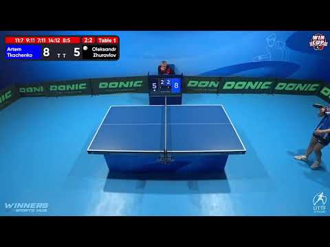 21:30 Artem Tkachenko 3 - 2  Oleksandr Zhuravlov West 5 WIN CUP 11.11.2022 | TABLE TENNIS WINCUP