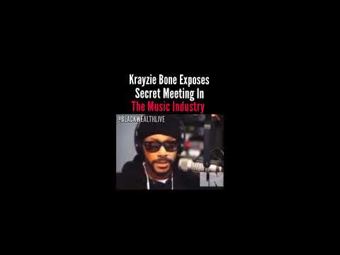 Krayze Bone: The Secret Meeting that changed Rap Music and Destroyed A Generation 1991