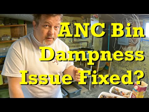 15 days of drying ANC worm bins normalized the dampness issue - vermicomposting