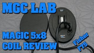 Metal Detecting: MGC-Lab Magic 5x8 Coil Review - Fisher F75