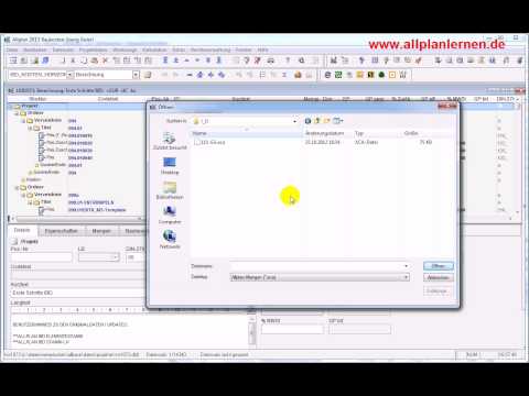Allplan-IBD Teil 7/8-Mengenübergabe