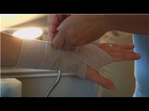 Wrapping & Taping Injuries : How to Wrap a Wrist With an Ace Bandage