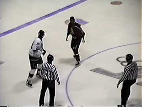 Joel Theriault vs Peter Worrell QMJHL Sept 24/95