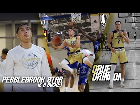 Pebblebrook Star Drue Drinnon is a BUCKET!! Adidas Gauntlet Session 2 Highlights