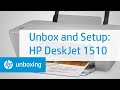 Unboxing and Setting Up the HP Deskjet 1510 All-in ...