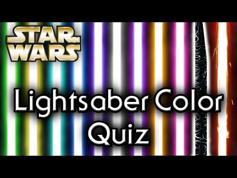 Find out YOUR lightsaber COLOR! (UPDATED) - Star Wars Quiz Video