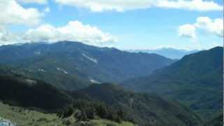 preview picture of video 'Hehuan Mountains (from Hehuan East Peak) 20120715'