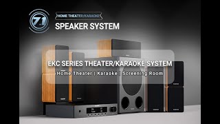 Introducing the ECK Series Theater/Karaoke Speaker System