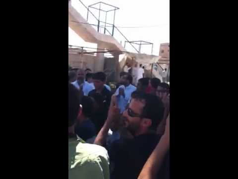 مظاهرة في قرية النعيمة في ريف درعا في جمعة "ماضون حتى إسقاط النظام"