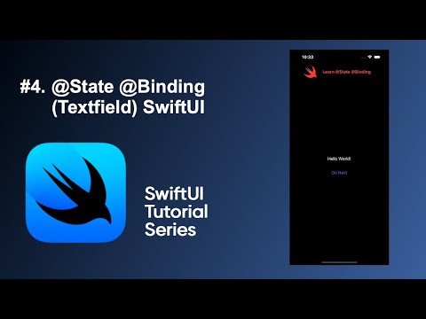 Learn @State, @Binding and TextField - SwiftUI