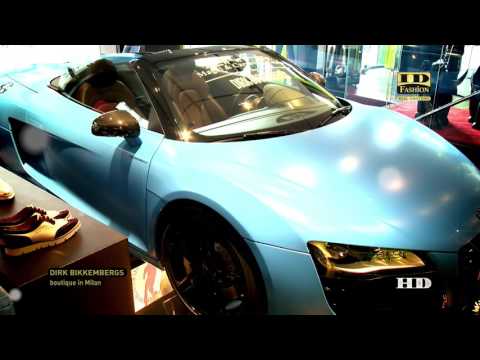 Dirk Bikkembergs. Boutique in Milan