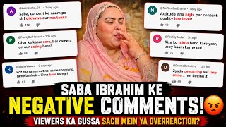 Saba Ibrahim Faces MASSIVE BACKLASH | Comment Section Mein Kya Ho Raha Hai?