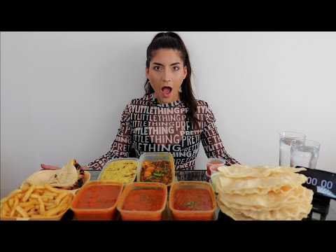 Smithy's MASSIVE Indian takeaway order challenge | Mukbang Q&A | Gavin & Stacey | #Leahshutkever