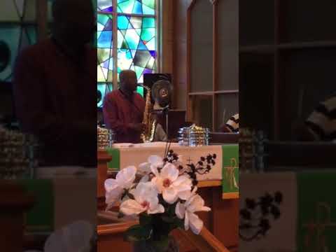 Amos Brewer played Jesus is Love at Bethel Providence Church in St. Louis MO