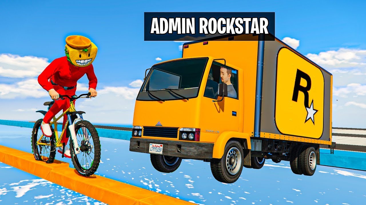 CORRE O TE ATROPELLO EN BICI! UN ADMIN DE ROCKSTAR ME CHUPACAMAREO!! - GTA 5 ONLINE
