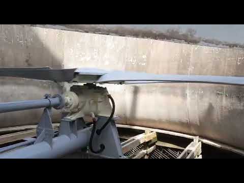 Repair works to cooling tower mechanical drive system motor & gear box & fan blade & drive shaft