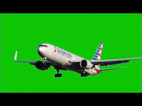 Green Screen: Airplane Video - 1