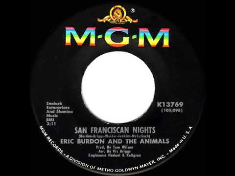 1967 HITS ARCHIVE: San Franciscan Nights - Eric Burdon & The Animals (mono 45)