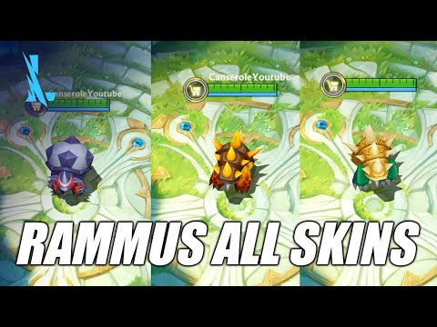 Wild Rift - Rammus All Skins Preview