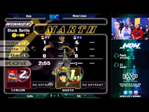 WDW 1/21/15 - Kels (Marth) vs Scythe (Falcon)
