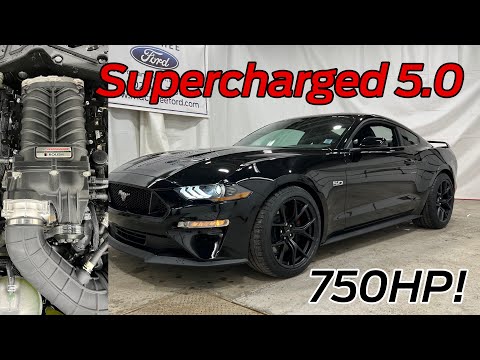 SUPERCHARGED 5.0! Ford Mustang GT Premium w/Roush 750HP Supercharger Kit!