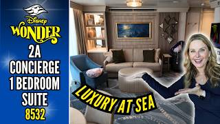 2A Concierge One Bedroom Suite | Disney Wonder Cruise | Full Tour + Perks & Tips | Luxury Travel