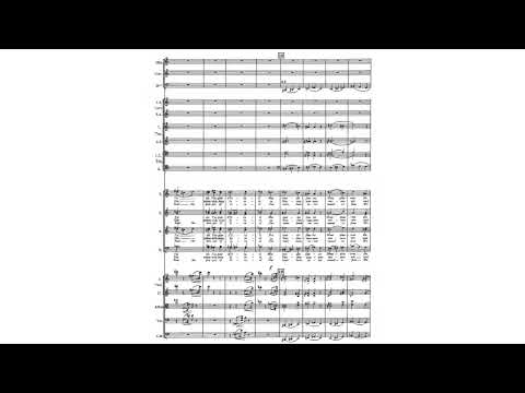 Arthur Honegger - Une Cantate de Noël (A Christmas Cantata) (1953) [Score-Video]