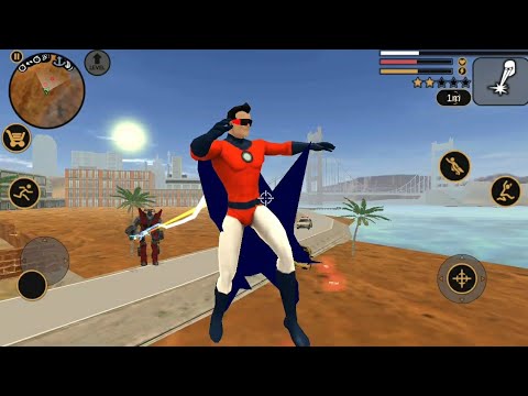 Vegas Crime Simulator | Naxeex Superhero vs Robot vs Robot Ship Blast | Android Gameplay