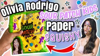 DIY OLIVIA RODRIGO SOUR PATCH PAPER SQUISHY!