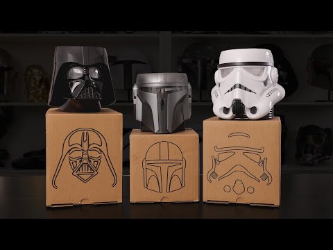 Echo Dot Star Wars Bundle: Includes Echo Dot, Glacier White and The Mandalorian Helmet Stand | Limited Edition video review thumbnail