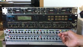 Video thumbnail for Drawmer mx30 & dl441 . Klarteknik dn500 england. Alesis dm5 Taiwan by Sa Pro_audio & bus sumber agung
