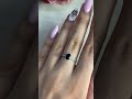 Серебряное кольцо с сапфиром 0.917ct