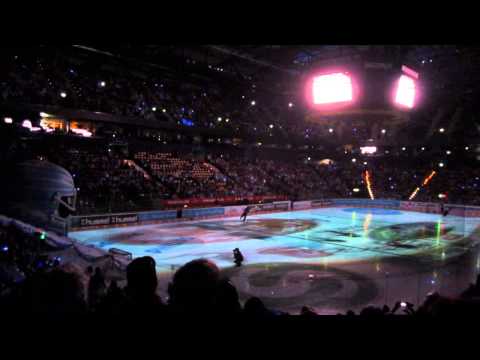Einlauf Freezers vs. Iserlohn am 16.3.2014