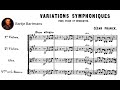 César Franck - Variations symphoniques (1885) {Peter Katin}