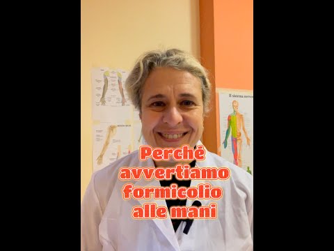 Perchè avvertiamo formicolio alle mani?