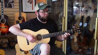 Video thumbnail for Acoustic Music Works - Collings Parlor 1T, Traditional, Sitka, Mahogany by amwsteve