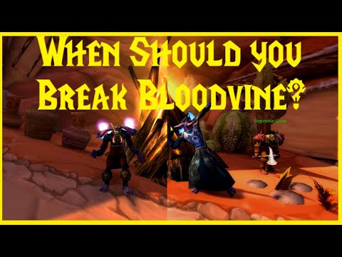 Classic WoW:  Phase 5 Caster Gearing Choices! When Should you break Bloodvine?