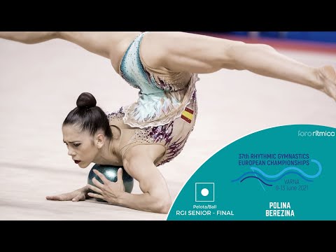 Polina Berezina (pelota / ball) - Final Individual European Championship Varna 2021
