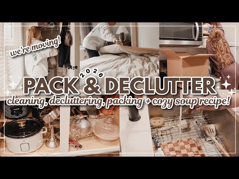 IT'S TIME! MOVING DECLUTTER & PACK WITH ME 2026 | CLEAN DECLUTTER ORGANIZE MOTIVATION