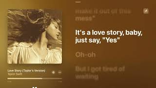 Download lagu Love Story (Taylor's Version) [Karaoke Version] — Taylor Swift mp3